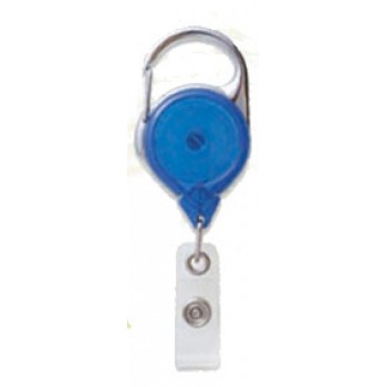 Badge Reel Carabiner Style Translucent - 10 pack